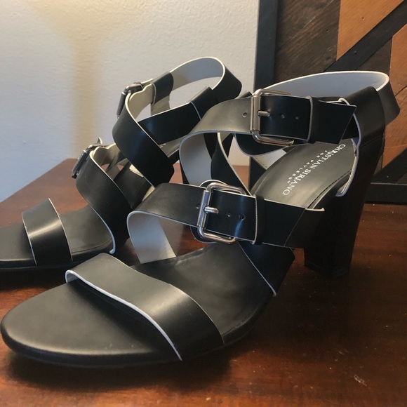 Christian Siriano for Payless size 11 open toed strapped high heel NWT - Picture 2 of 8